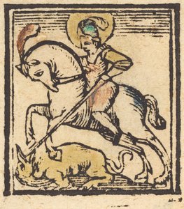 Pyhä Yrjö, n. 1475. tekijältä Unbekannt