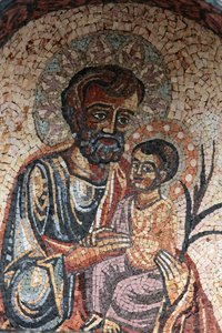 Saint Joseph ja Jeesus, Cotignac, Ranska tekijältä Unbekannt
