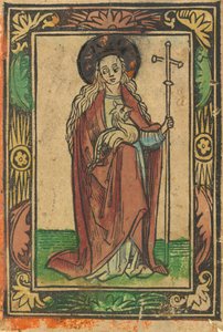 Pyhä Margaret, n. 1480. tekijältä Unbekannt