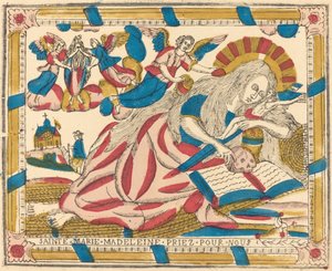 Pyhä Maria Magdaleena Rukoile puolestamme, n. 1820. tekijältä Unbekannt