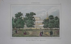Pyhän Mikaelin linna Pietarissa, 1800-luvun alku. tekijältä Unbekannt