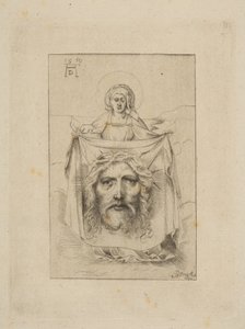 Pyhä Veronica ja sudarium, 1500-luku. tekijältä Unbekannt