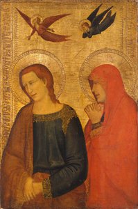 Pyhät Johannes Evankelista ja Maria Magdaleena, n. 1335-45. tekijältä Unbekannt