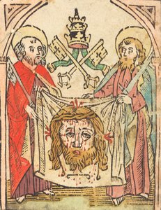 Pyhät Pietari ja Paavali Sudariumin kanssa vuonna 1475 tai sen jälkeen. tekijältä Unbekannt