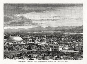 Salt Lake City, Utah, USA, 1877 tekijältä Unbekannt
