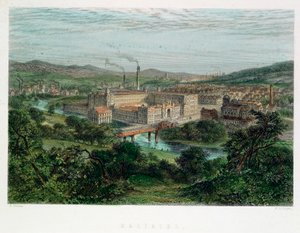 Saltaire, Yorkshire, 1800-luku tekijältä Unbekannt