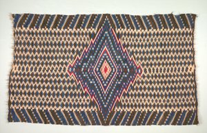 Saltillo Style -peittoSarape, c. 1860-1875. tekijältä Unbekannt