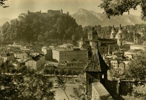 Salzburg Kapuzinerbergistä, Itävallasta, vuodelta 1935. tekijältä Unbekannt