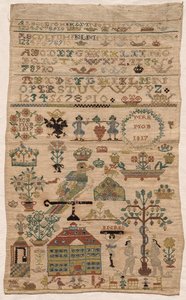 Sampler-fragmentti, 1817. tekijältä Unbekannt