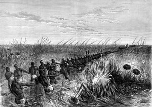 Samuel Bakersin vene vedetty joen nurmikolla, 1864 1874 tekijältä Unbekannt
