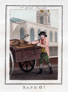 Sand O, St Gilessin kirkko, Lontoo, 1805 tekijältä Unbekannt