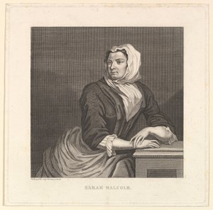 Sarah Malcolm, 1700-1800-luvun loppu. tekijältä Unbekannt