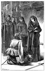 Kohtaus Shakespeares Richard III:sta, 1591 c1870 tekijältä Unbekannt