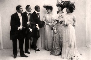 Kohtaus Kolmesta pienestä piikasta, 1900-luvun alku tekijältä Unbekannt