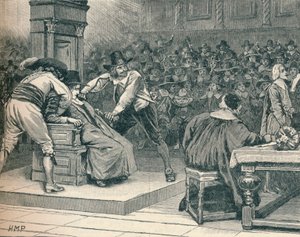 Kohtaus alahuoneessa: puhuja pakotettu, 1629 1905 tekijältä Unbekannt