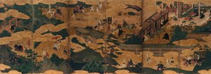 Kohtauksia Isen tarinoista, 1600-luvun puoliväli. tekijältä Unbekannt