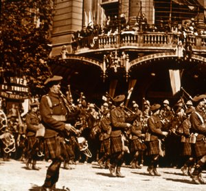 Skotlantilaiset sotilaat, 14. heinäkuuta 1919 tekijältä Unbekannt