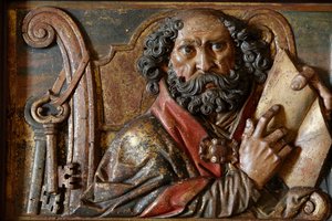 Veistos Mallorcan katedraalissa: Saint Peter, Palma, Espanja tekijältä Unbekannt