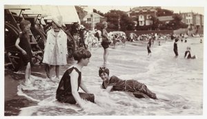Merellä uiminen, Broadstairs, Kent, c 1913 tekijältä Unbekannt