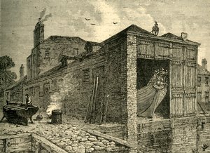 Searles Boat-Yard vuonna 1830, c1878. tekijältä Unbekannt