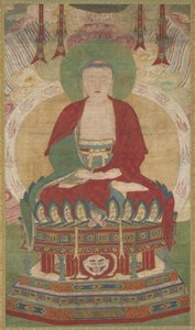 Istuva Amitabha, 1500-luvun loppu - 1600-luvun alku. tekijältä Unbekannt