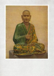 Istuva hahmo Lohanista - TAng-dynastia, 7-10-luvulla jKr., 1936 tekijältä Unbekannt