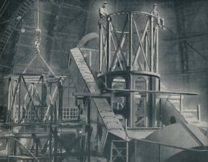 Osittainen kiinnitys Hookers-sylinterin valtava teräsrunko, c1935 tekijältä Unbekannt