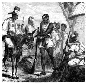Senegalilaiset, 1890 tekijältä Unbekannt