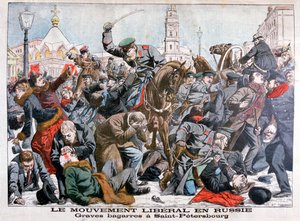 Liberaaliliikkeen vakavat taistelut Venäjällä, Pietari, 1904 tekijältä Unbekannt