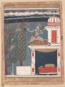 Setmalar Ragini: Folio ragamala-sarjasta Garland of Musical Modes, n. 1630-40. tekijältä Unbekannt