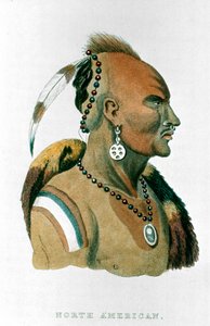 Sewessissing, Iowan intiaanien Pohjois-Amerikan tasangon intiaanien päällikkö, 1837 tekijältä Unbekannt