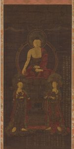 Shakyamuni kolmikko, tekijältä Unbekannt