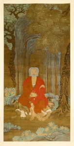Shakyamuni Bodhi-puun alla, 1600-50. tekijältä Unbekannt