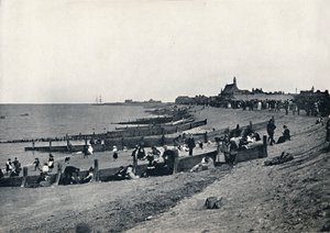 Sheerness - Promenade and Beach, 1895 tekijältä Unbekannt