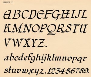 Arkki 7, aakkosvalikoimasta, 1929 tekijältä Unbekannt