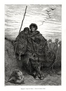 Alavan paimen, Espanja, 1886 tekijältä Unbekannt
