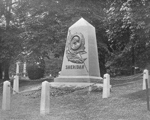 Sheridans Tomb, Arlington National Cemetery, Virginia, USA, 1900. tekijältä Unbekannt