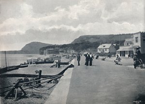 Sidmouth - Promenade and Beach, 1895 tekijältä Unbekannt
