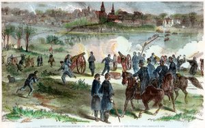 Fredericksburgin piiritys, Virginia, Amerikan sisällissota, c1864-c1865 tekijältä Unbekannt