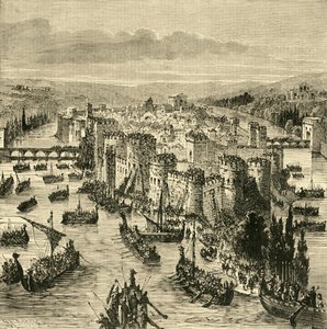 Norjalaisten piiritys Pariisin, 845, 1890. tekijältä Unbekannt
