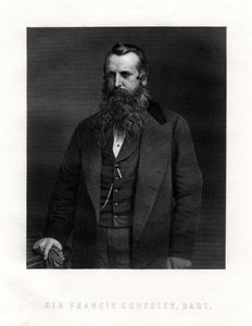 Sir Francis Crossley, englantilainen matonvalmistaja, 1800-luvun puoliväli tekijältä Unbekannt