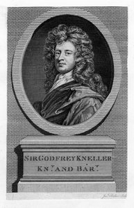 Sir Godfrey Kneller 1646-1723, muotokuvamaalari, 1800-luku tekijältä Unbekannt