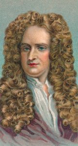 Sir Isaac Newton 1643-1727, englantilainen matemaatikko, tähtitieteilijä ja fyysikko, 1924 tekijältä Unbekannt