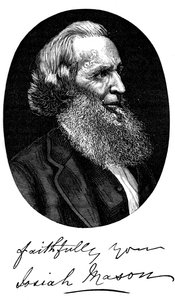 Sir Josiah Mason, englantilainen kynävalmistaja, c1880 tekijältä Unbekannt