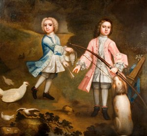 Sir Lister ja Sir Charles Holte pojina, 1750. tekijältä Unbekannt