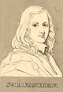Sir R. Fanshaw, 1608-1666, 1830. tekijältä Unbekannt