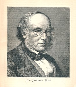 Sir Rowland Hill, postimerkin luoja, 1893. tekijältä Unbekannt