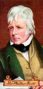 Sir Walter Scott, otettu savukekorttisarjasta, 1935 tekijältä Unbekannt