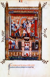 Sisinnius määrää St Denisin pidättämisen vuonna 1317 tekijältä Unbekannt