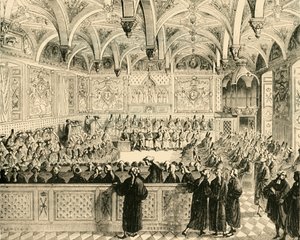 Pariisin parlamentin istunto 1890. tekijältä Unbekannt